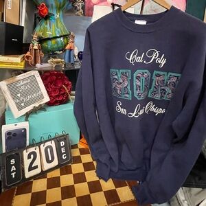 Vtg Cal Poly Crewneck Sweatshirt